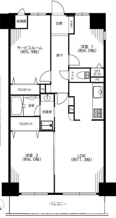 クリオ平塚十番館